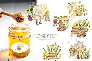 Honey Watercolor Set