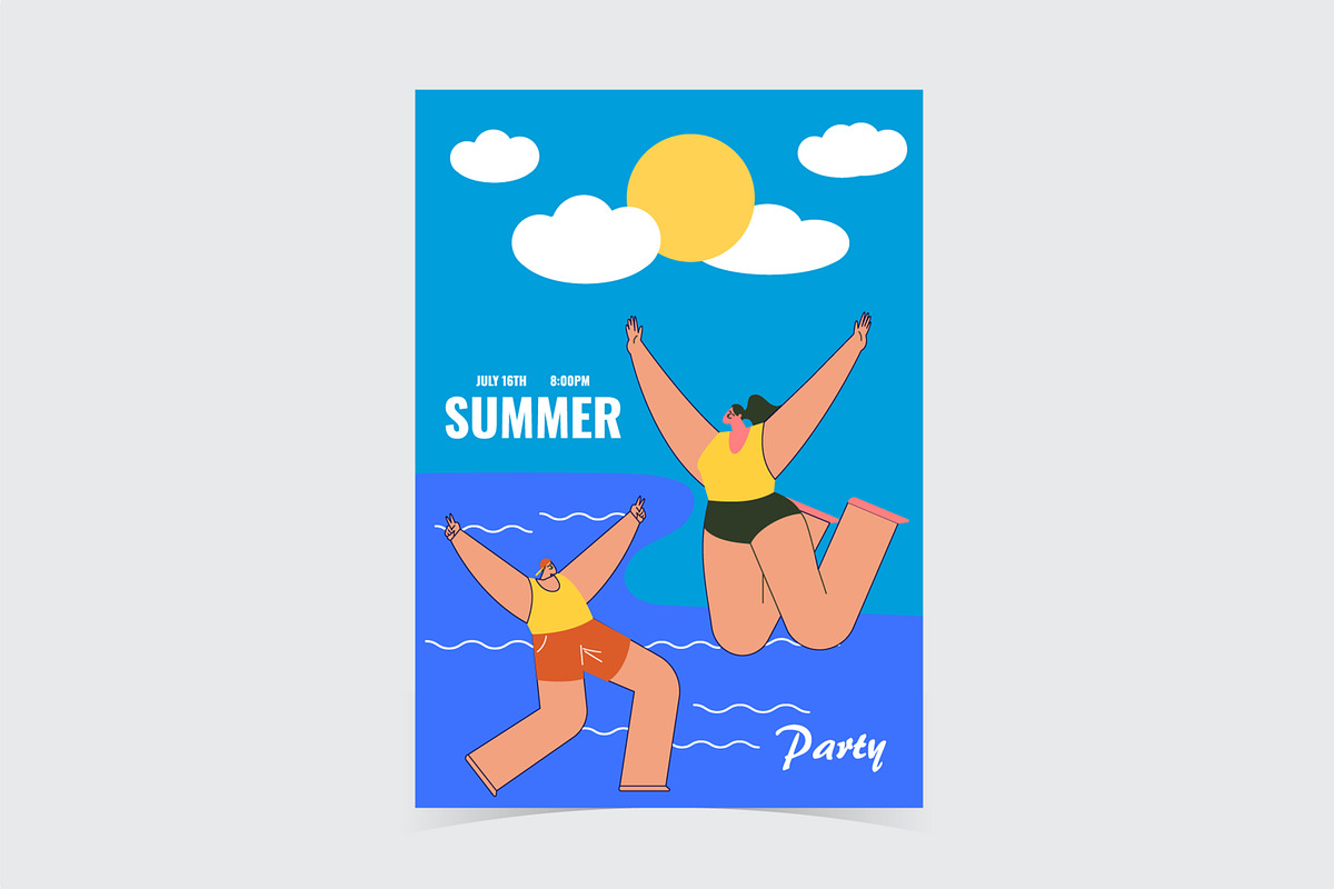 Summer Poster, a Poster Template by _Magic_Design