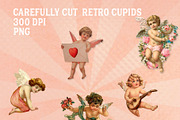 Retro Vintage Cupid St Valentine SET, a Brush Add-On by Alexiva (Thumbnail 2 of 5)