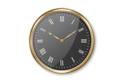 Wall Office Clock. Vector Set., an Object Graphic by Gomolach (Thumbnail 4 of 10)