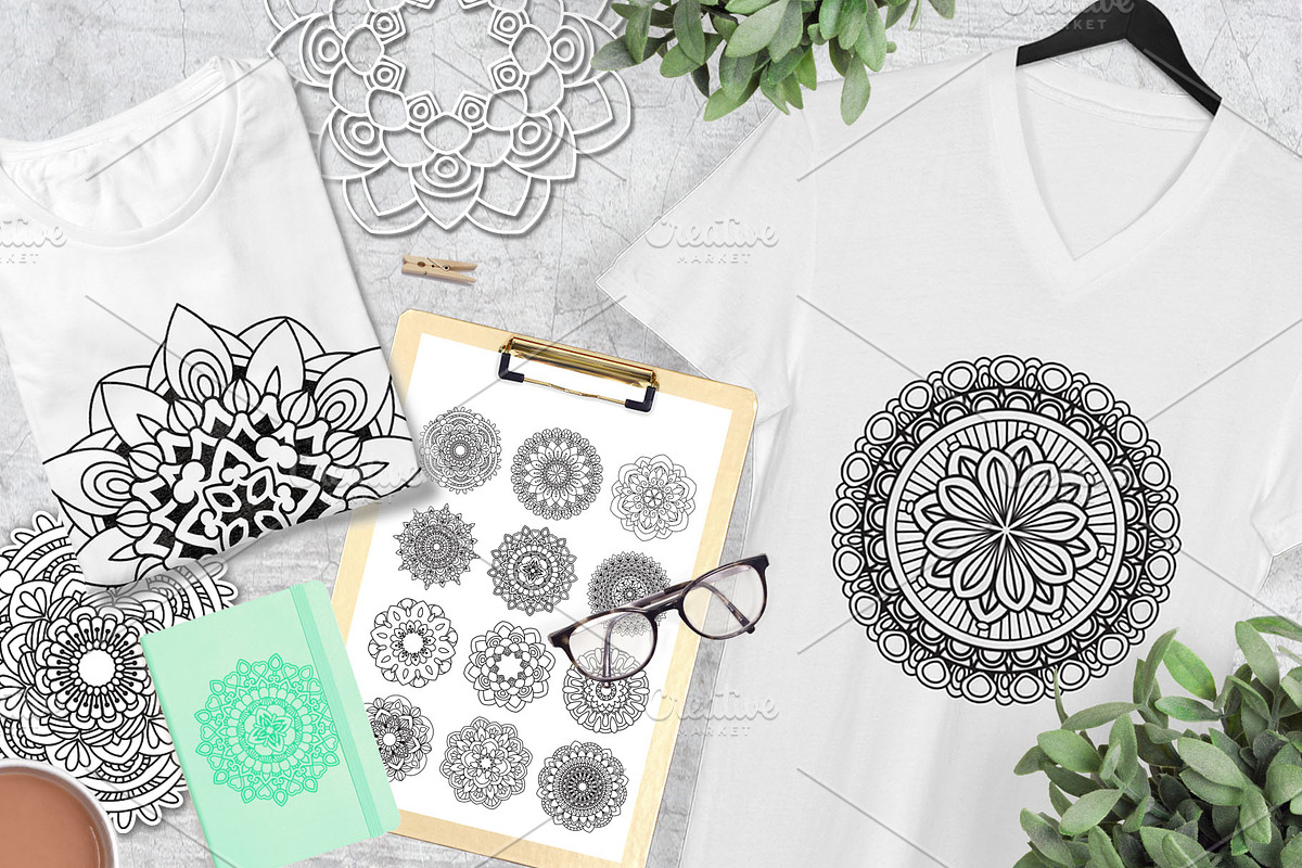 Mandala Bundle, a Decorative Illustration by Elinorka (Photo 2 of 7)