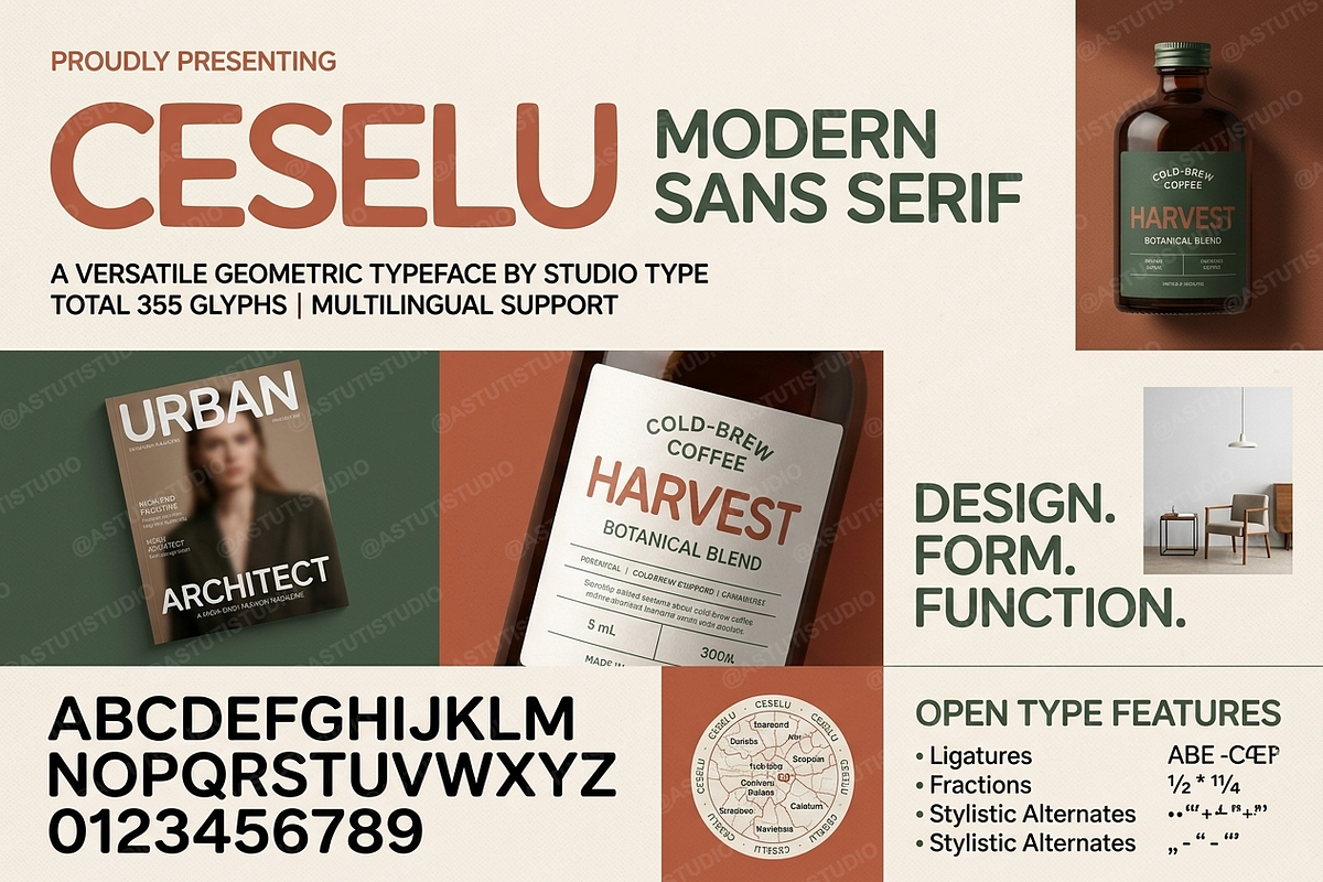 Ceselu - A Refined Luxury Serif, a Serif Font by Astuti Studio (Photo 1 of 24)