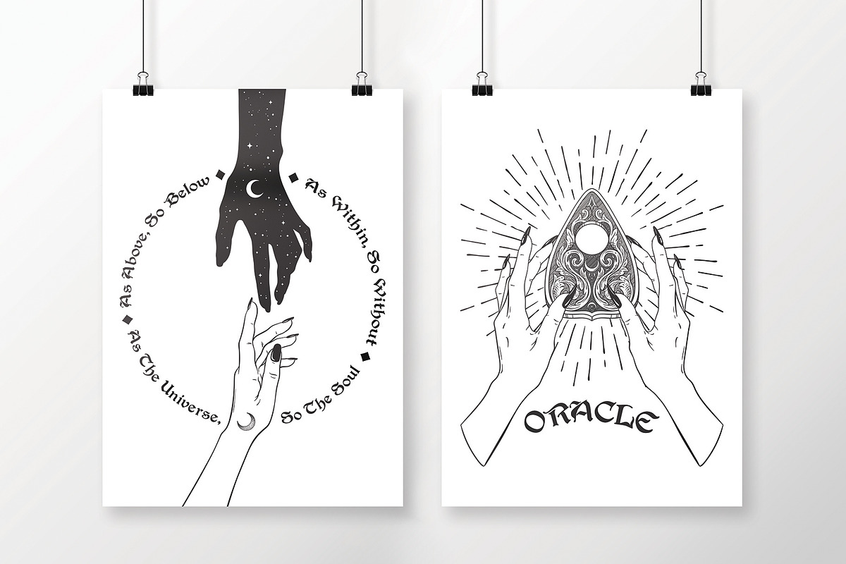 Witch Hands, a Decorative Illustration by Croisy (Photo 2 of 7)