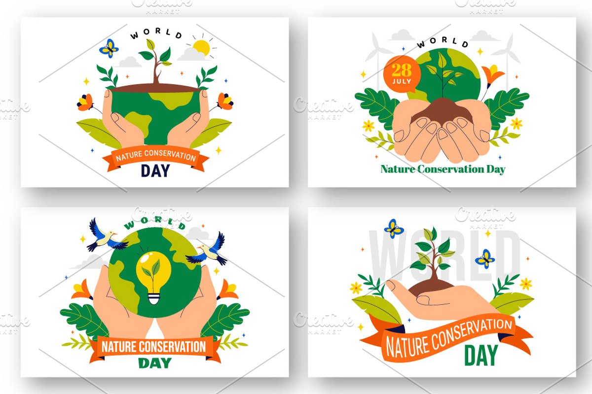 10 World Nature Conservation Day, a Seasonal Illustration by denayunebgt (Photo 2 of 4)
