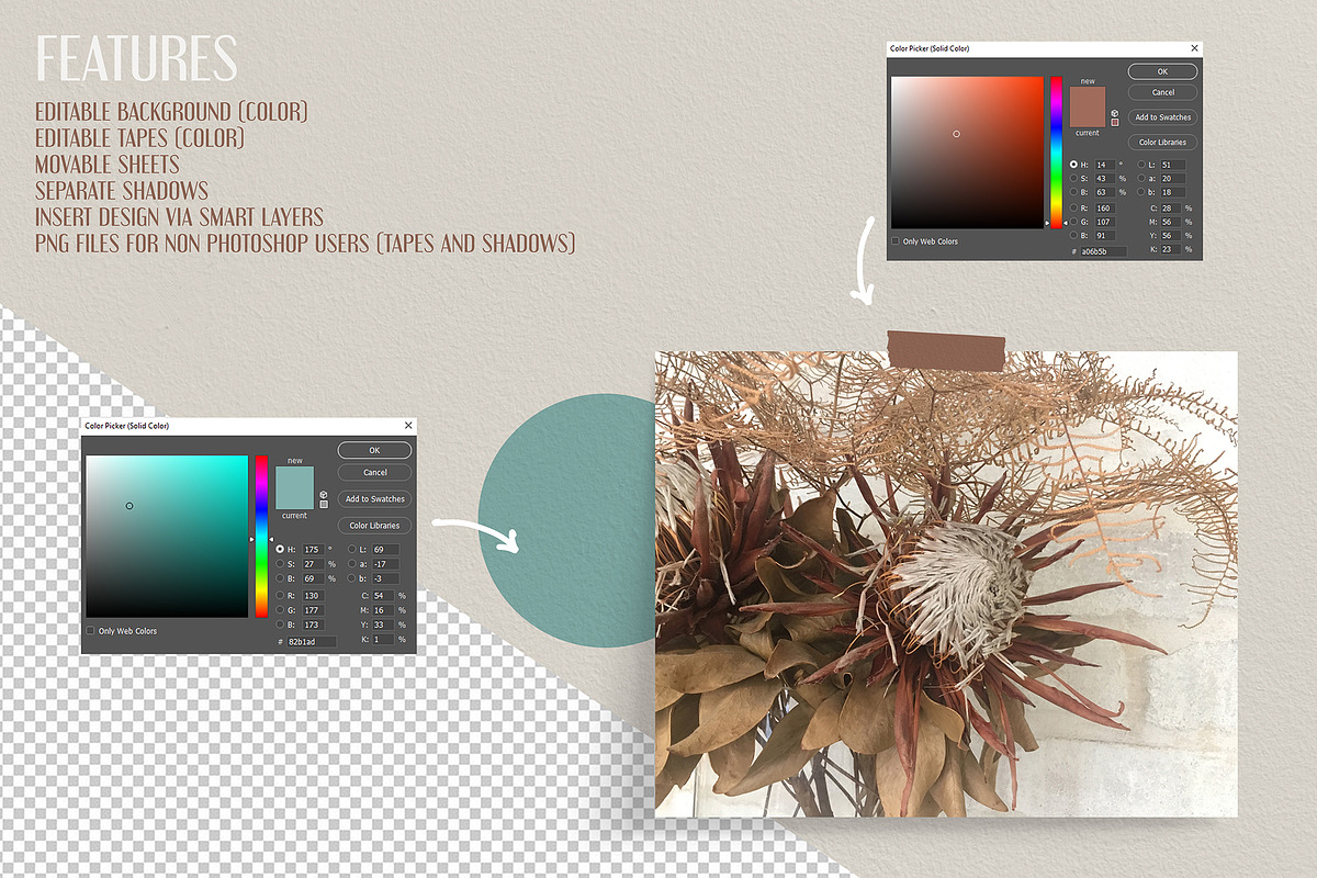 Isolated Gallery Wall Mockup, a Print Template by Dorado Stock (Photo 3 of 6)
