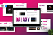 Galaxy - Outer Space Key, a Presentation Template by Deepslide Studio (Thumbnail 1 of 6)