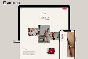 WIX Studio Rosa Website Services