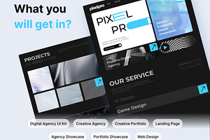 PixelPro Digital Agency UI Kit