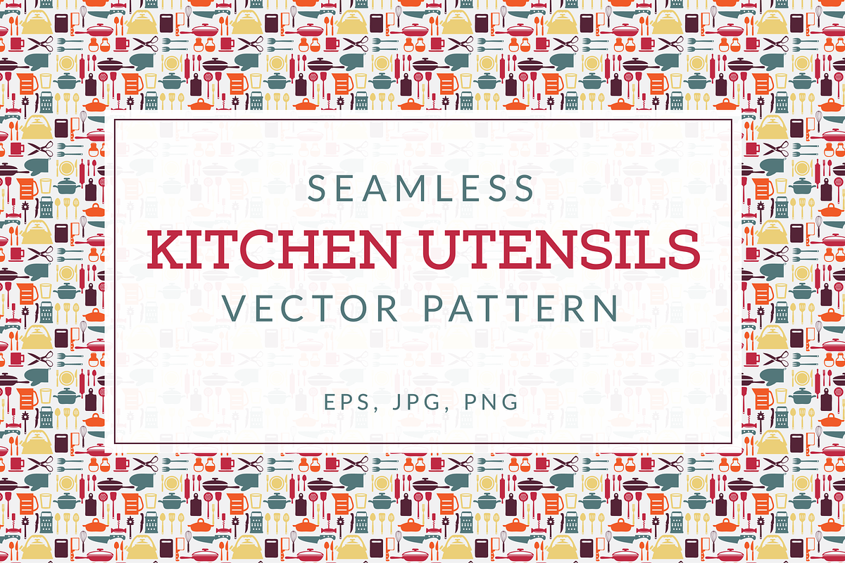Kitchen Utensils Pattern