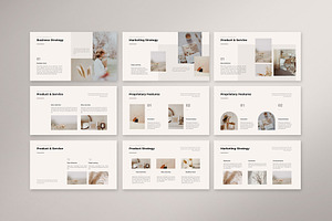 Simple Business Presentation CANVA