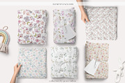 Floral Seamless Patterns & Cliparts, a Pattern Graphic by Grace Noboa Illustrations (Thumbnail 5 of 17)