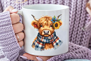 Watercolor Thanksgiving Highland Cow, an Illustration by Rose Art (Thumbnail 4 of 7)