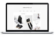 Responsive WP Theme - Amapola, a WordPress Template by Light Morango (Thumbnail 1 of 4)