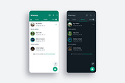 WhatsApp Template PSD Mockup, a Social Media Template by Dilshod Sobirov (Thumbnail 7 of 10)
