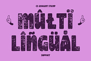 CS Arogant Stamp, a Sans Serif Font by Craft Supply Co. (Thumbnail 7 of 8)