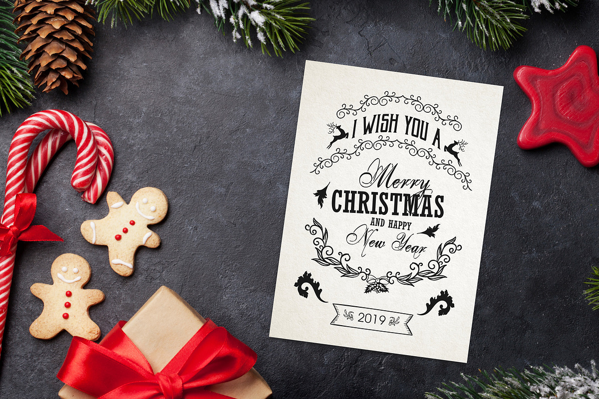 48 Christmas Mockup, a Print Template by Walentin (Photo 24 of 49)