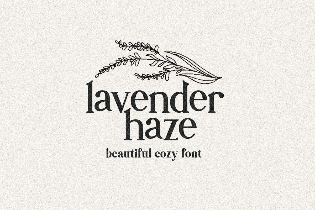 Lavender Haze - Cozy Farmhouse Font, a Serif Font by BarcelonaShop (Photo 1 of 12)