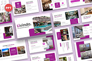 Livinda  Hotel and Resort Powerpoint, a Presentation Template by Fit-tee (Thumbnail 1 of 6)