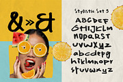 Pineapple Shadow Typeface, a Handwritten Font by alit design (Thumbnail 10 of 15)