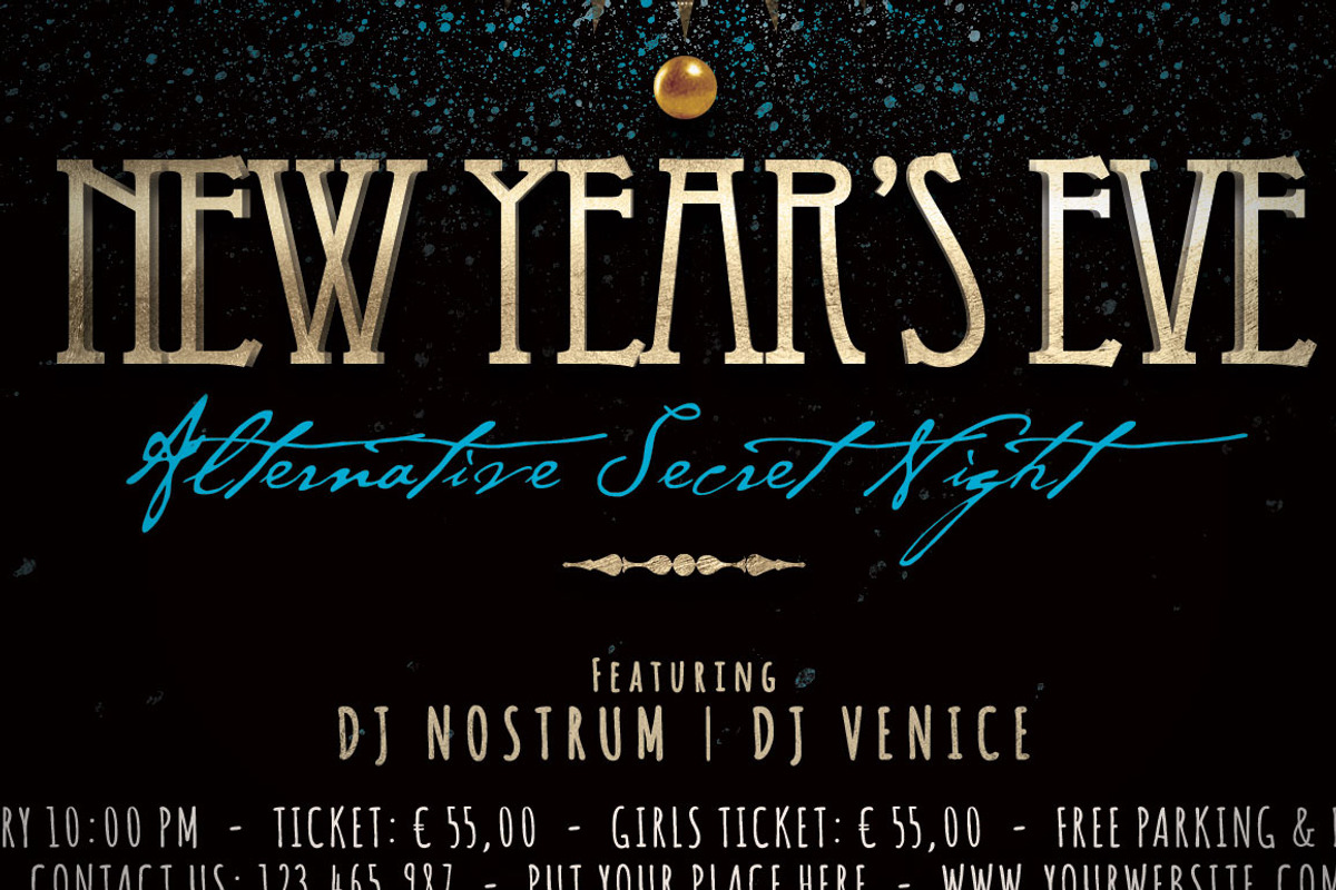 NYE - New Year Alternative Flyer, a Flyer Template by Ade Concept (Photo 5 of 5)