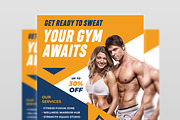 Fitness - GYM Flyer Template, a Flyer Template by OWPictures (Thumbnail 2 of 4)