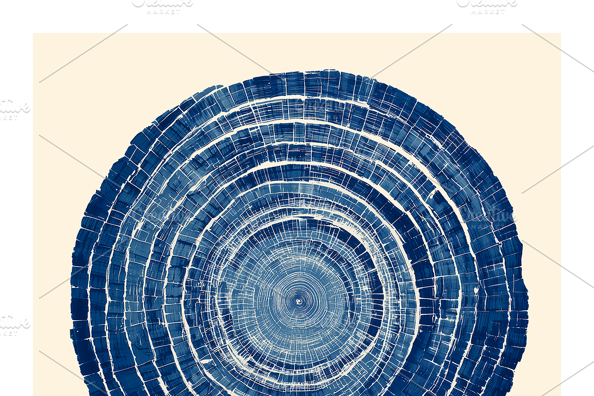 Natt Collection · Organic Tree Rings, a Texture Illustration by milatovar (Photo 18 of 19)
