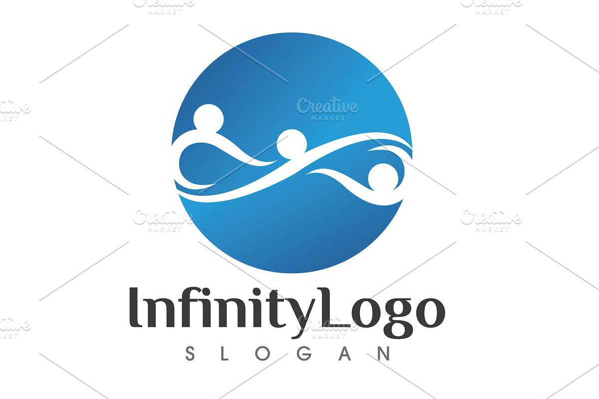 Infinity loop line logo vector, a Branding & Logo Template by LOGOCREATIVE