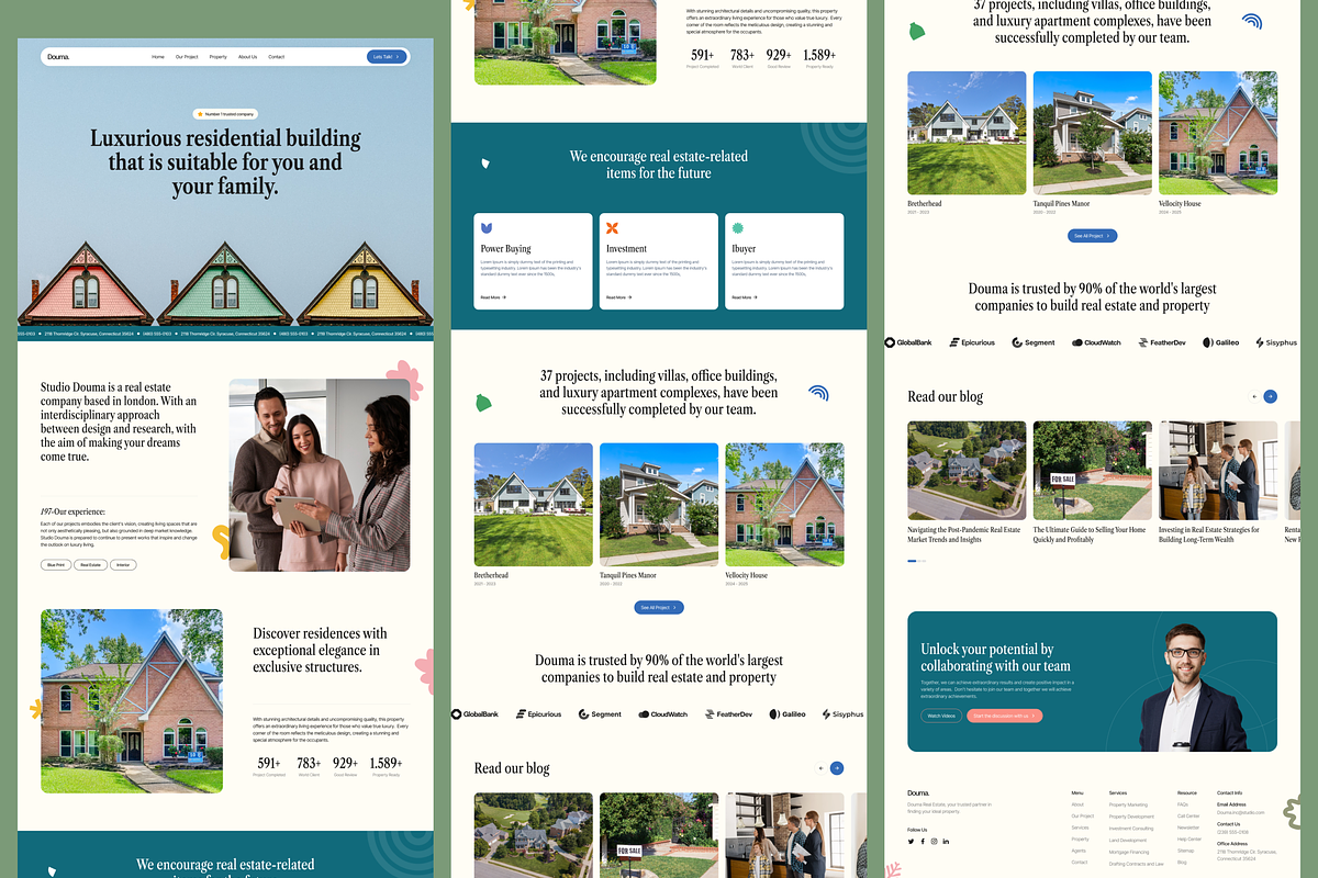 Douma - Real Estate Landing Page, a Landing Page Template by SundayWorkTeam (Photo 3 of 4)