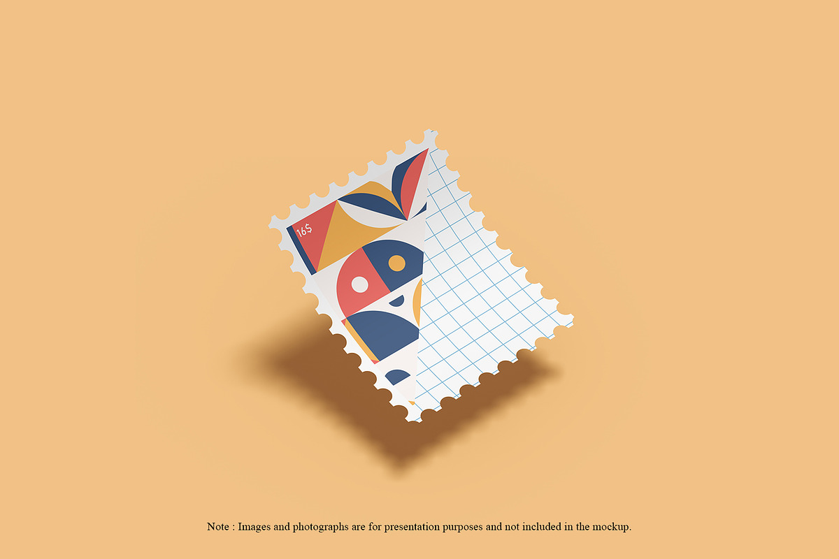 Postage Stamp Mockup, a Product Mockup by FathirMarz (Photo 9 of 10)