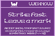 Shuriken Ninja font, a Font by weknow (Thumbnail 4 of 8)