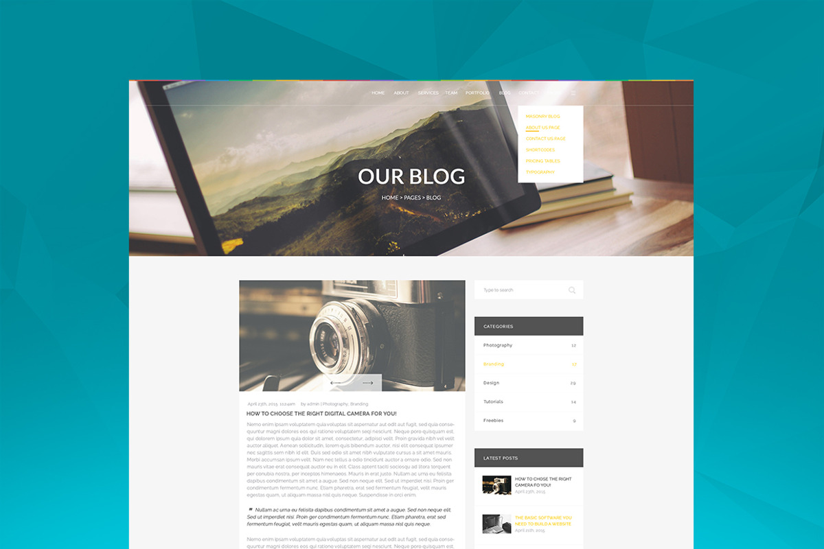 Sreative | Creative Multi-Purpose, a Websites & App Template by Sreative (Photo 4 of 5)