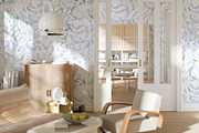 Blue Green Watercolor Patterns, a Wallpaper Graphic by Webvilla Studio (Thumbnail 4 of 9)