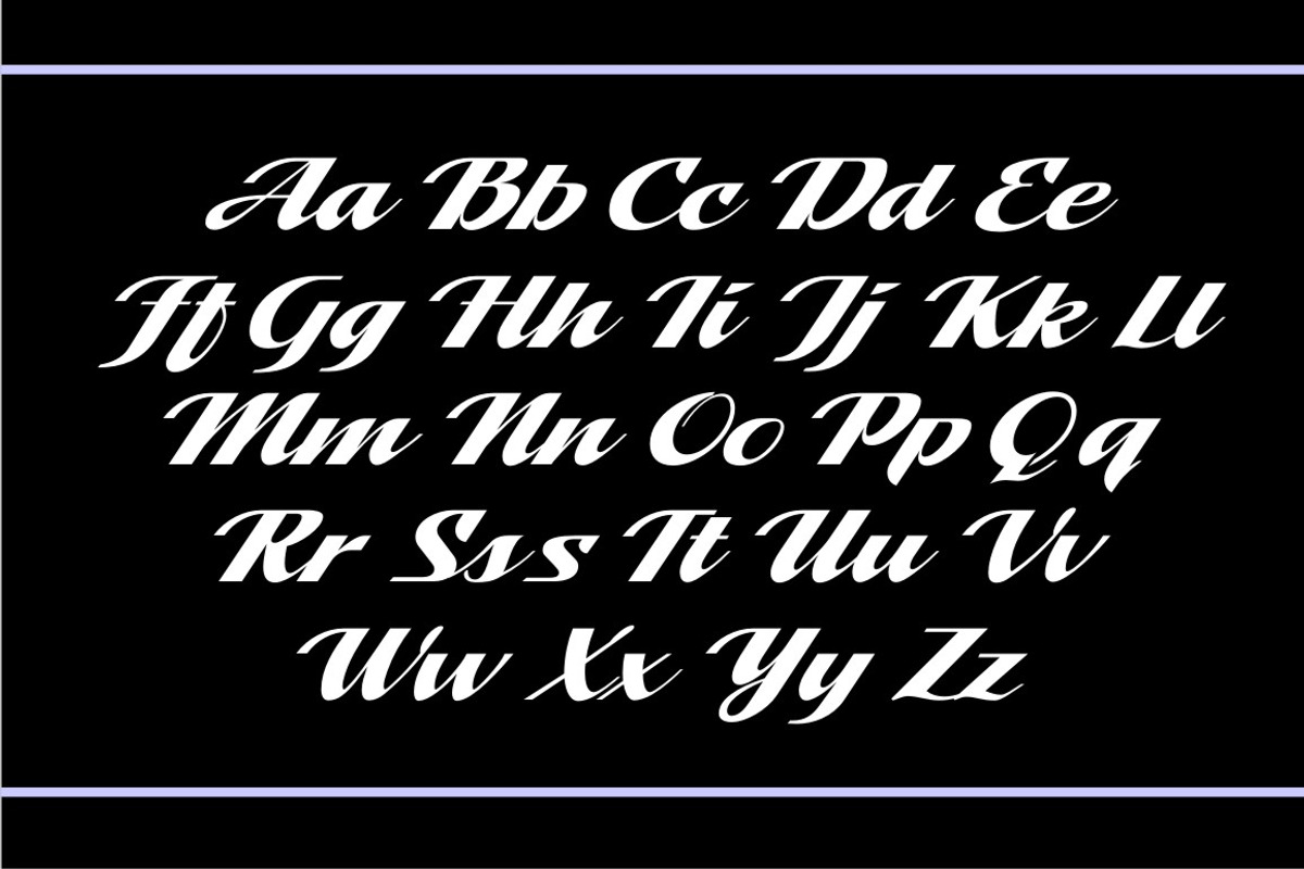Cascadia, a Script Font by Art And Sign Unlimited (Photo 3 of 4)