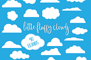 Little Fluffy Clouds, an Object Graphic by Lindsay Hartwell (Thumbnail 1 of 4)