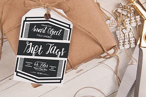 Gift Tag Mock Ups- Smart Objects!