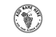 Vintage Wine logo template, a Branding & Logo Template by Veksy Logo Design Shop (Thumbnail 5 of 5)