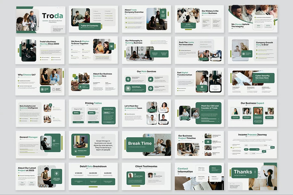 Business Introduction Powerpoint, a Presentation Template by Fit-tee (Photo 4 of 10)