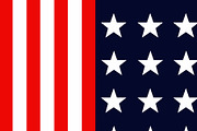 American Patriotic Flag Red White, a Background Graphic by Sharon Schwalbe (Thumbnail 5 of 6)