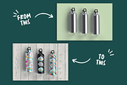 Tumbler Sticker Mockup, an Advertising Mockup by Rami's Mockups (Thumbnail 2 of 9)
