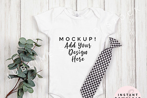 Onesie Mockup Bundle, Boy Bodysuit