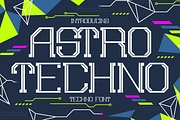 Astro Techno - Display Techno Font, a Font by PutraCetol Studio (Thumbnail 1 of 5)