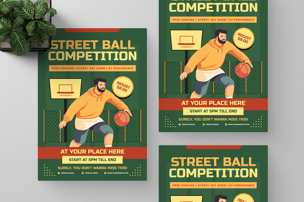 Street Ball Competition Flyer, a Flyer Template by Annora Studio (Photo 5 of 5)