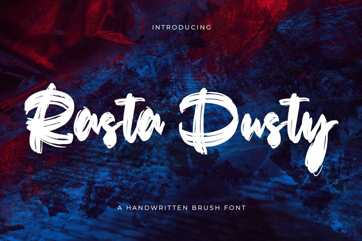 Rasta Dusty, a Handwritten Font by Megatype (Photo 1 of 7)