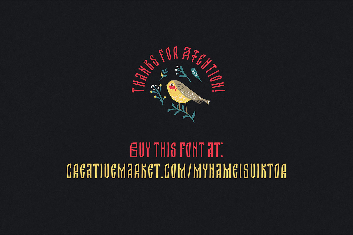 Font Olezhka, a Sans Serif Font by Viktor Pushkarev (Photo 5 of 5)
