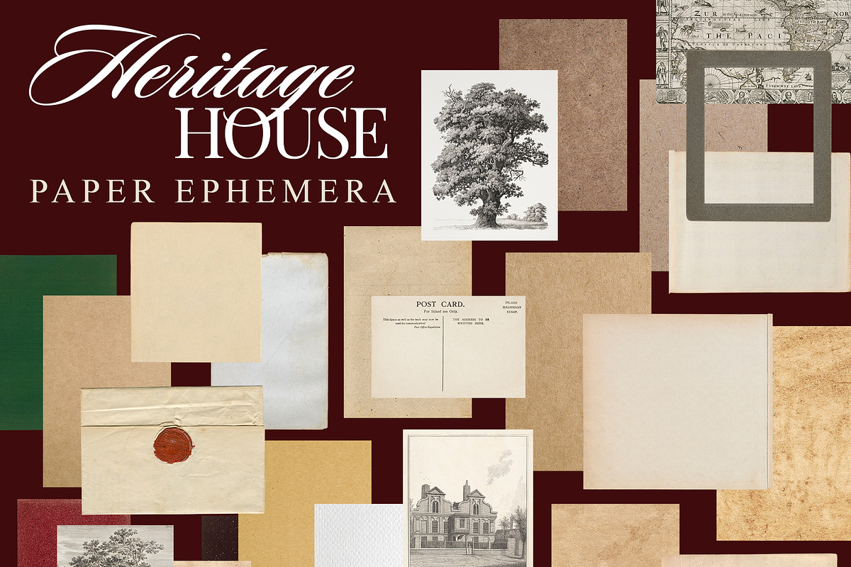 Heritage House - Vintage Collection, an Object Graphic by Dina Mae (Photo 9 of 13)