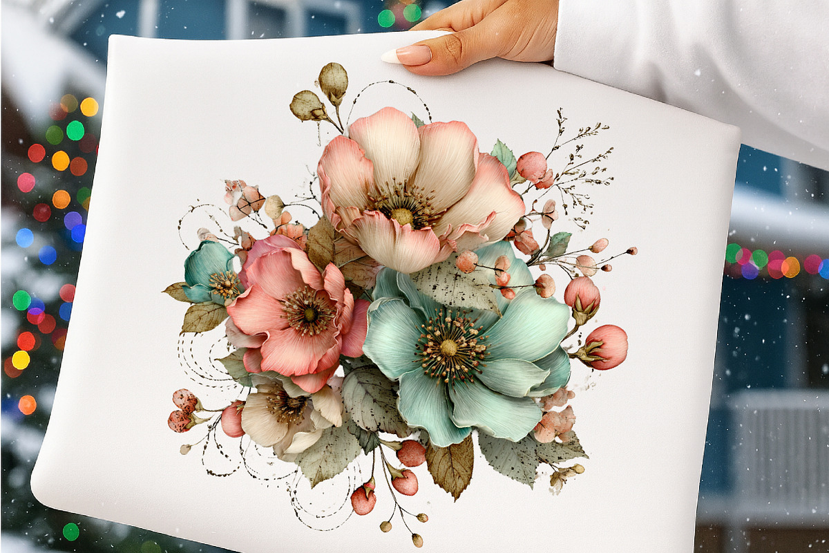 Whimsical spring tulip flowers clipa, an Illustration by SinaCreation (Photo 8 of 11)
