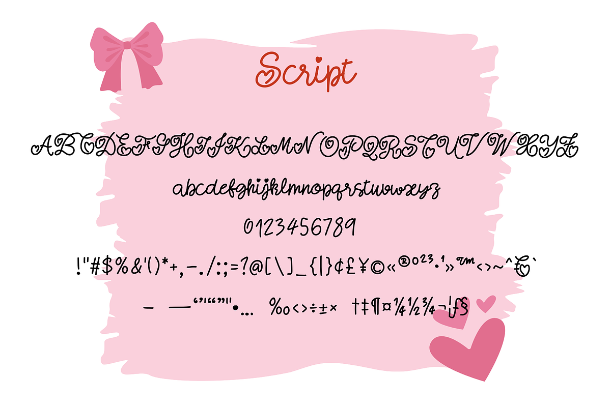Honey Bloom - Valentine Font Duo, a Handwritten Font by Brown Cupple (Photo 7 of 10)