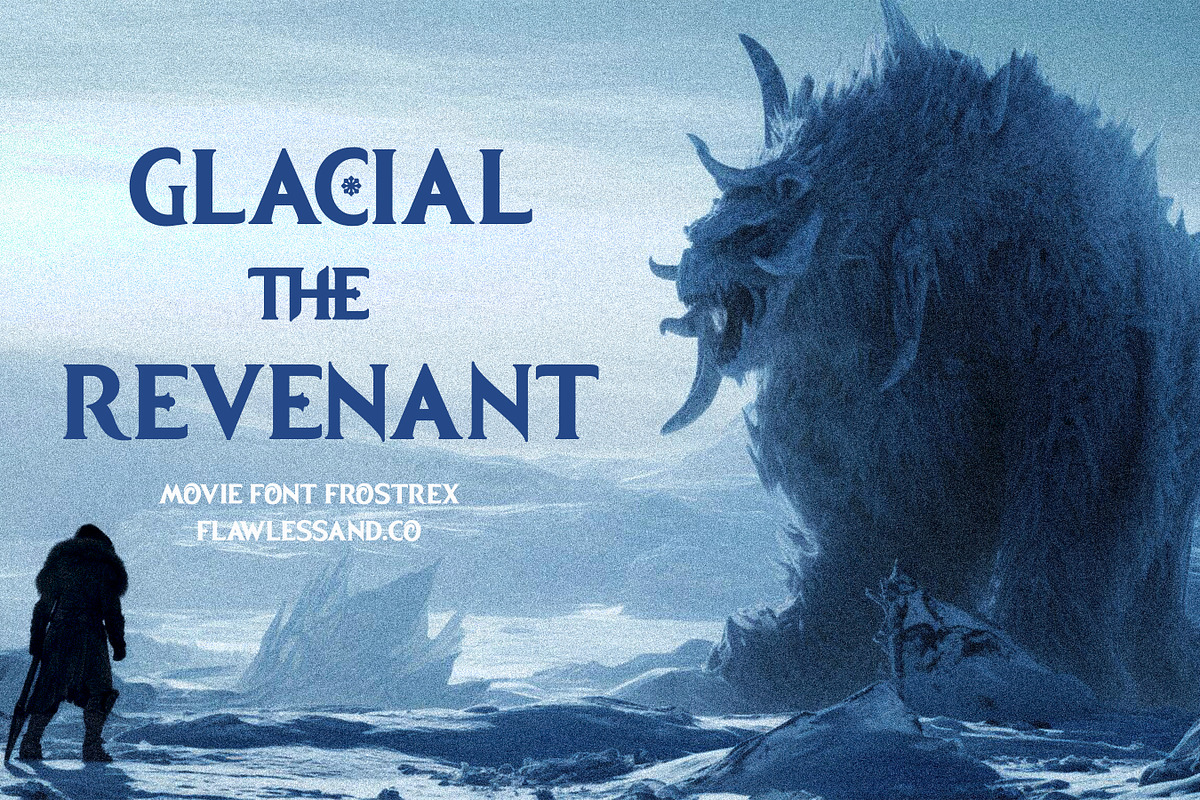 Frostrex - Decorative Font, a Font by Flawless And Co (Photo 7 of 10)