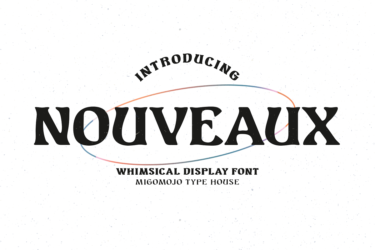 Nouveaux Font Family, a Serif Font by Migomojo Type House (Photo 1 of 12)