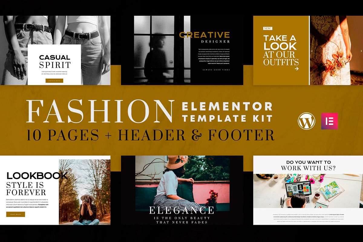 Fashion | Elementor Template Kit, an UI Kit Template by Touringxx Creative Studio (Photo 1 of 5)